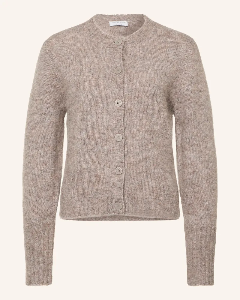 Tiger of Sweden Strickjacke Mit Mohair grau Taupe