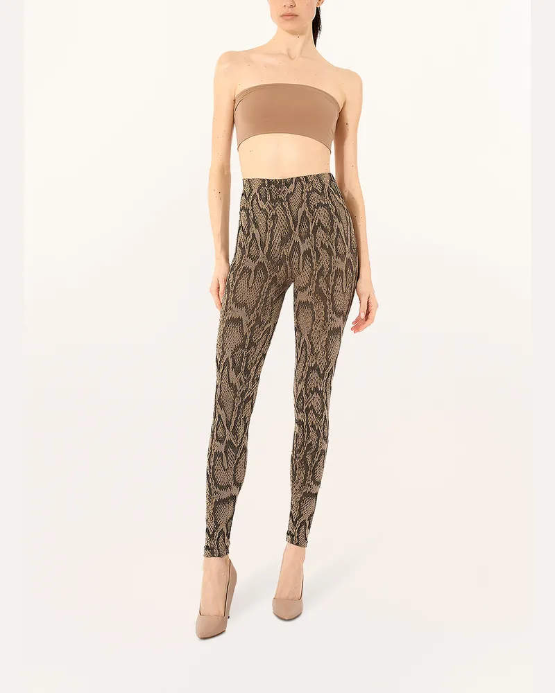 Wolford Leggings Shimmering Python beige 8362