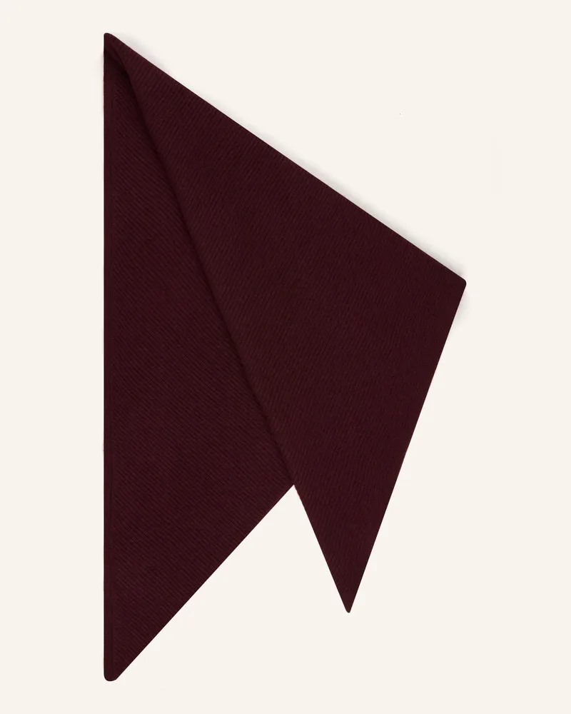 Tommy Hilfiger Dreieckstuch Mit Cashmere rot Dunkelrot