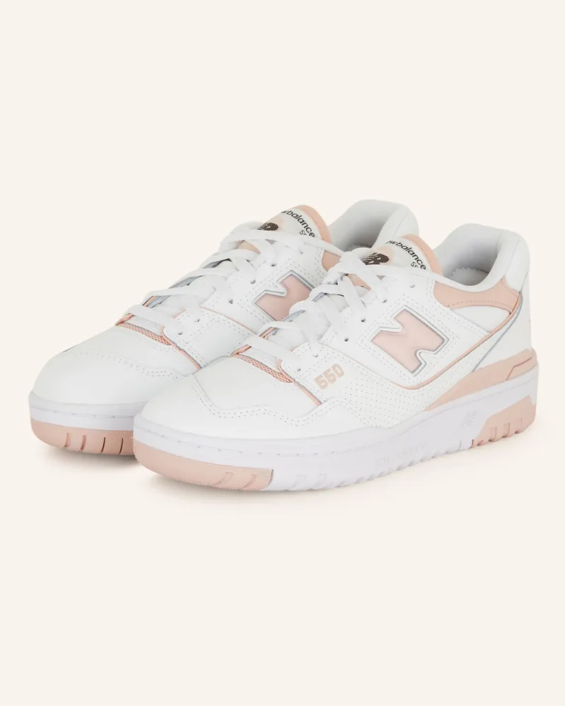 New Balance Sneaker 550 weiss Weiss