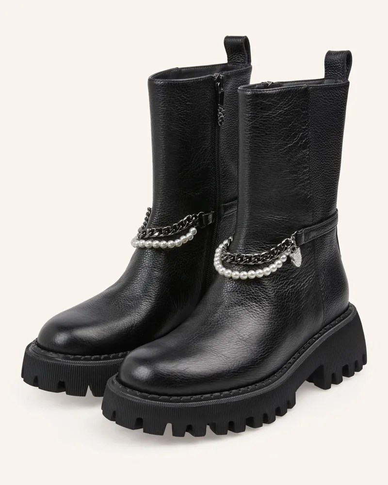Marc Cain Stiefelette schwarz Schwarz