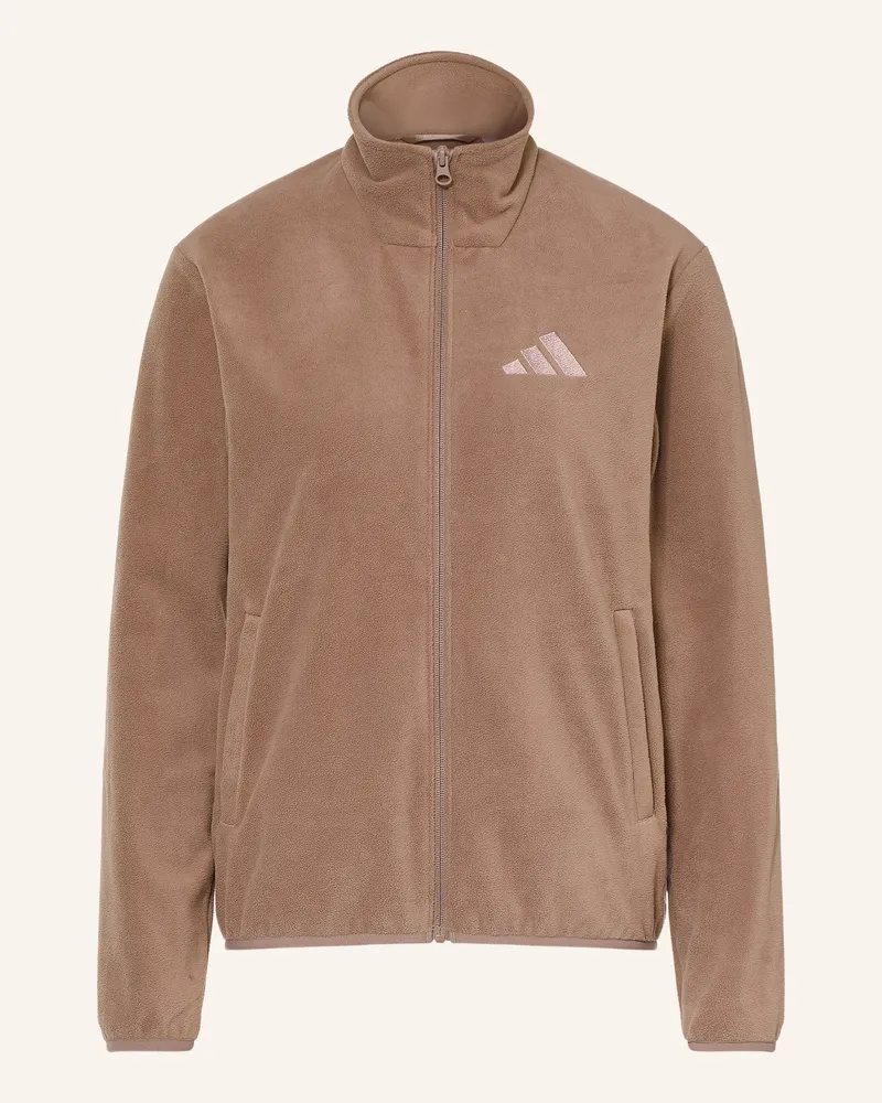 adidas Fleecejacke Multi Essentials braun Altrosa