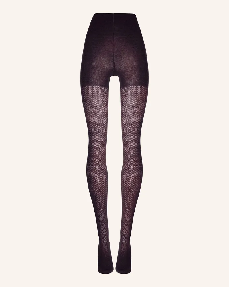 Wolford Wolford Tights Merino Pattern Tights lila Lila
