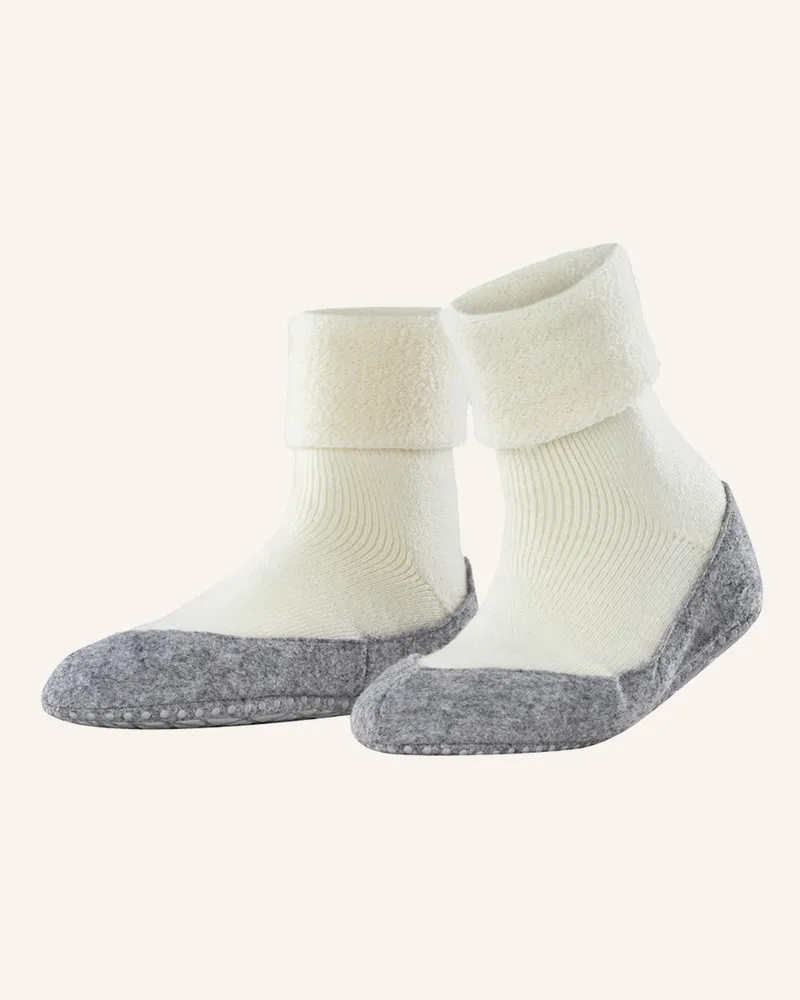 Falke Stoppersocken Cosyshoe Aus Merinowolle weiss 2049