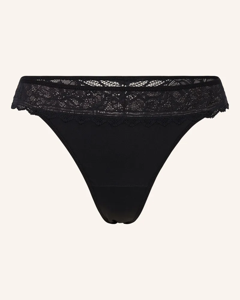 Chantelle String Floral Touch schwarz Schwarz