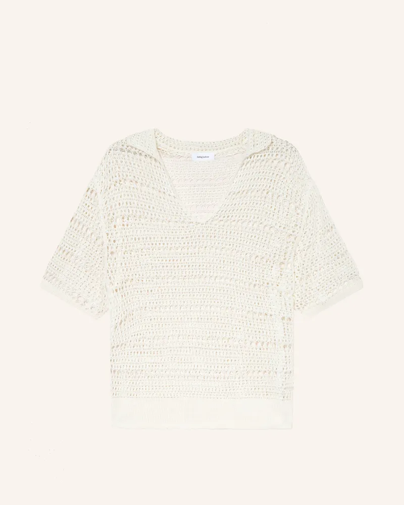 Darling Harbour Häkelshirt Offwhite