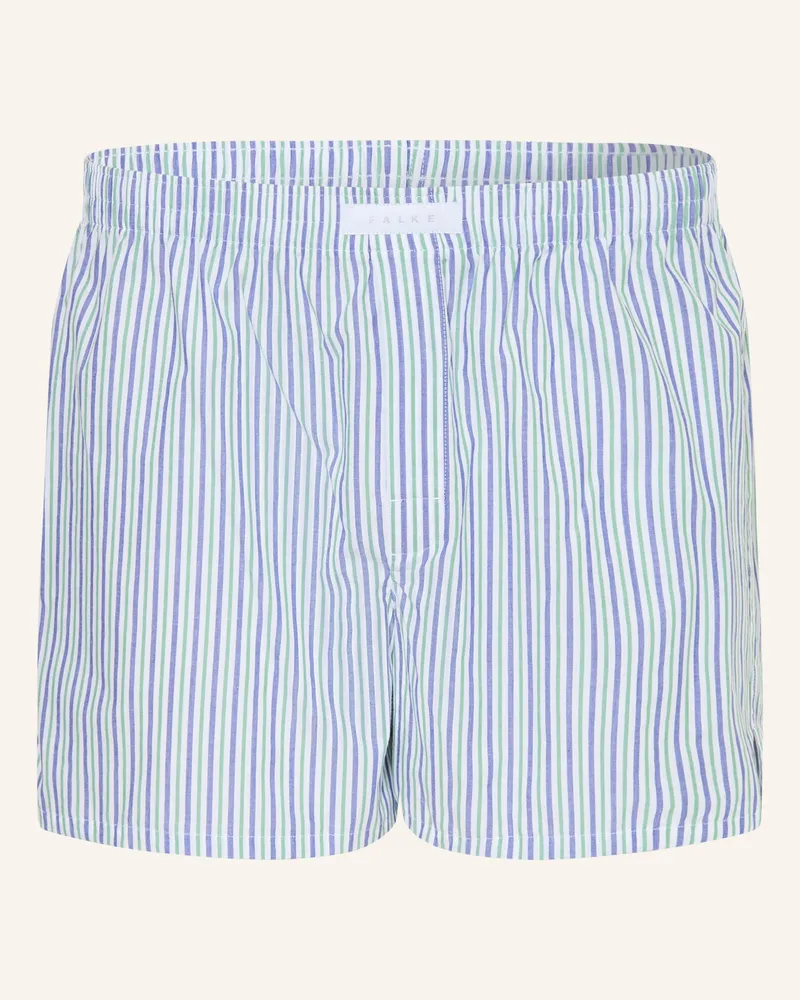 Falke Web-Boxershorts Daily Woven gruen Blau