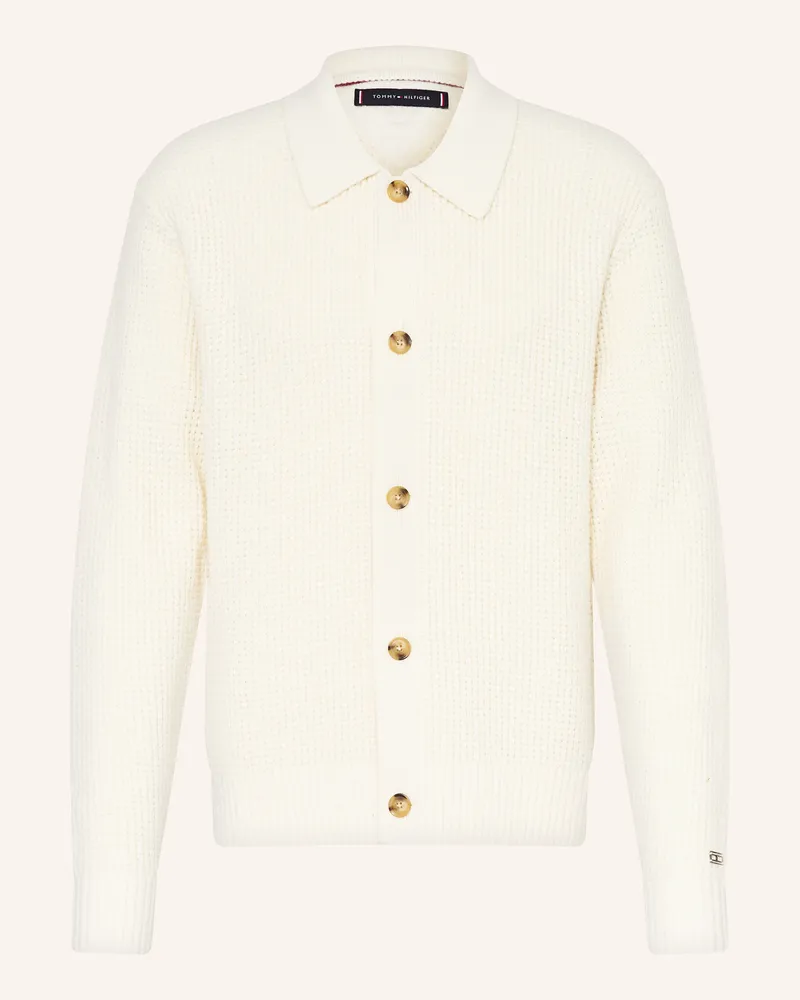 Tommy Hilfiger Strickjacke Ecru
