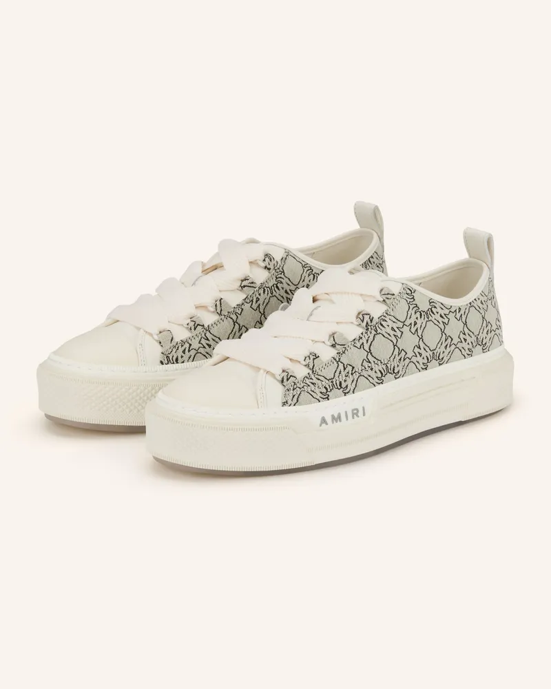 Amiri Sneaker Ma Quad Jacquard Court Low weiss Weiss