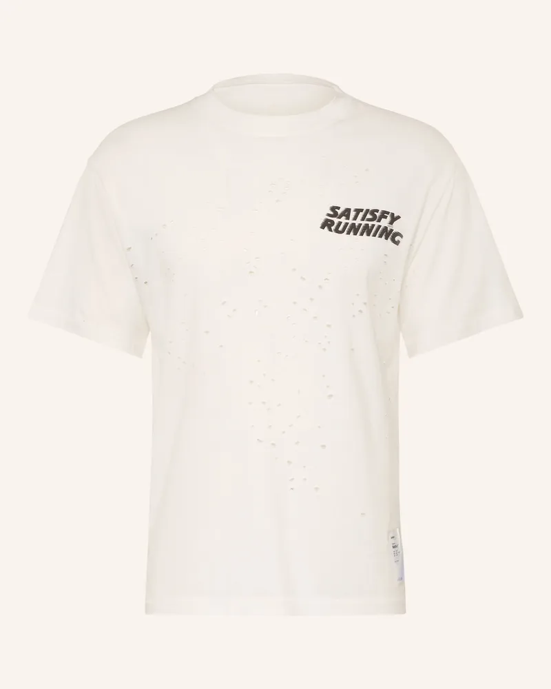 Satisfy Laufshirt Mothtech weiss Weiss