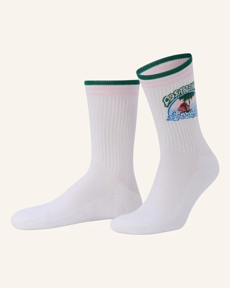 Casablanca Paris Socken Mit Geschenkbox weiss Weiss