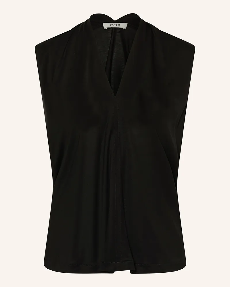 COS Top schwarz Schwarz