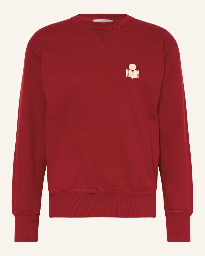 Isabel Marant Sweatshirt Mike rot Dunkelrot