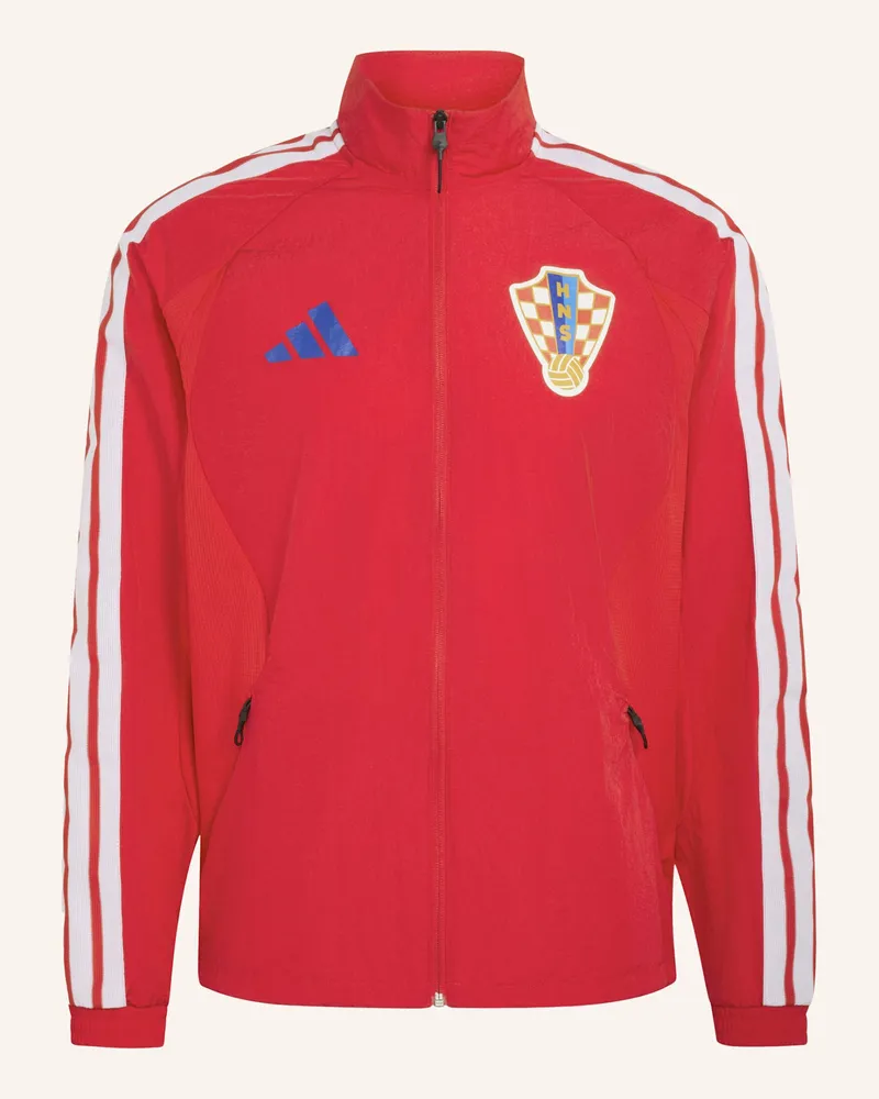 adidas Kroatien Anthem Heimjacke rot Rot