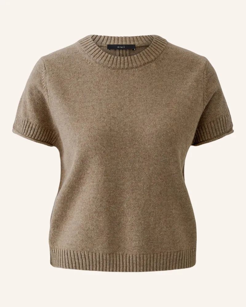 Oui  Pullover beige Braun