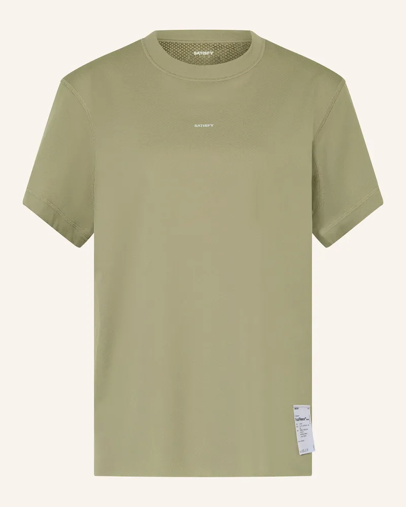 Satisfy Laufshirt gruen Hellgrün