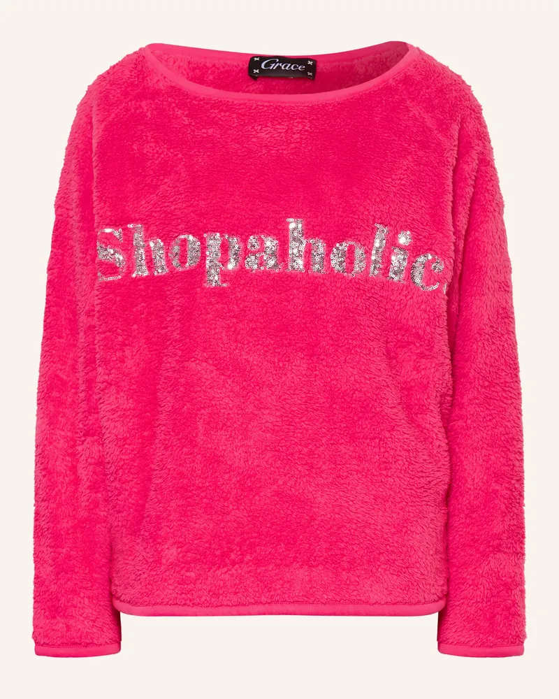 Grace Pullover Mit Pailletten pink Pink