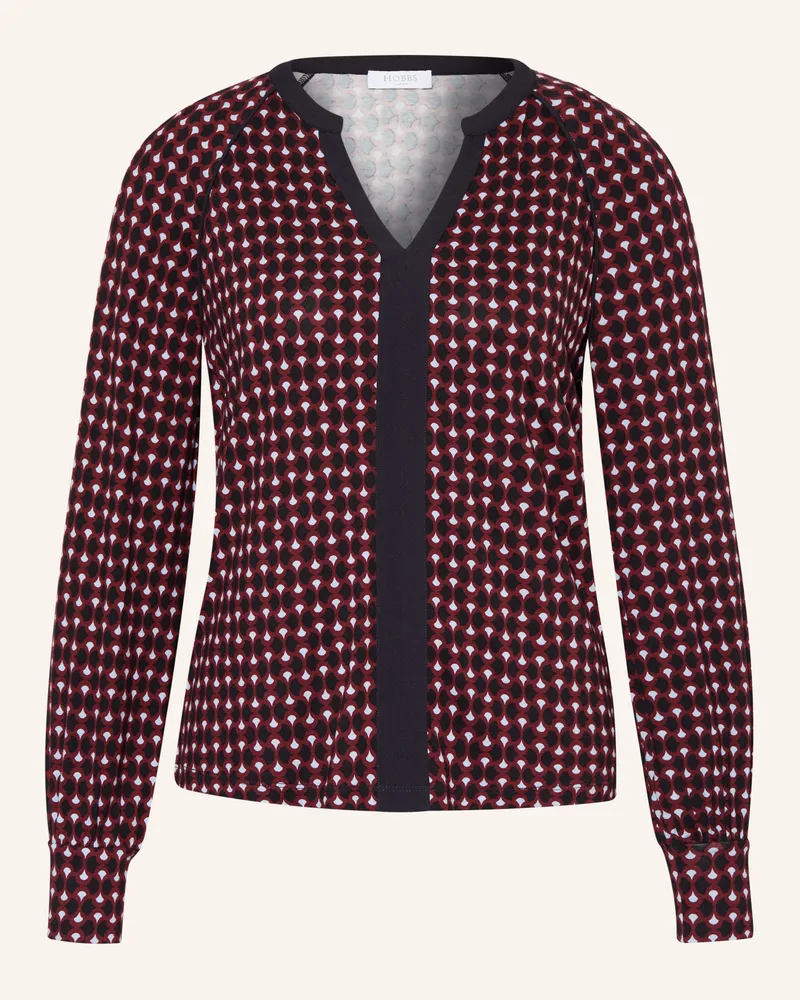 HOBBS London Blusenshirt Zelia blau Rot