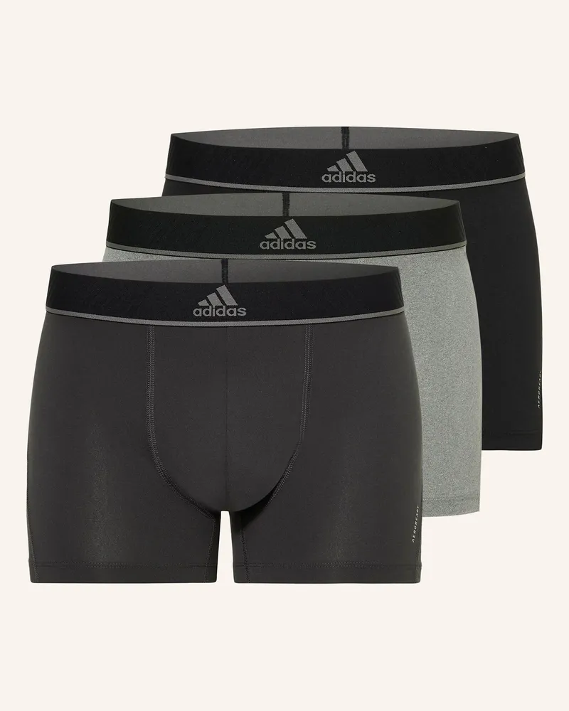 adidas 3er-Pack Boxershorts ACTIVE MICRO FLEX ECO Schwarz