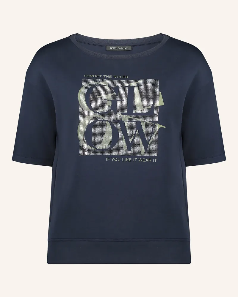 Betty Barclay Sweatshirt Mit Schmucksteinen blau Dunkelblau