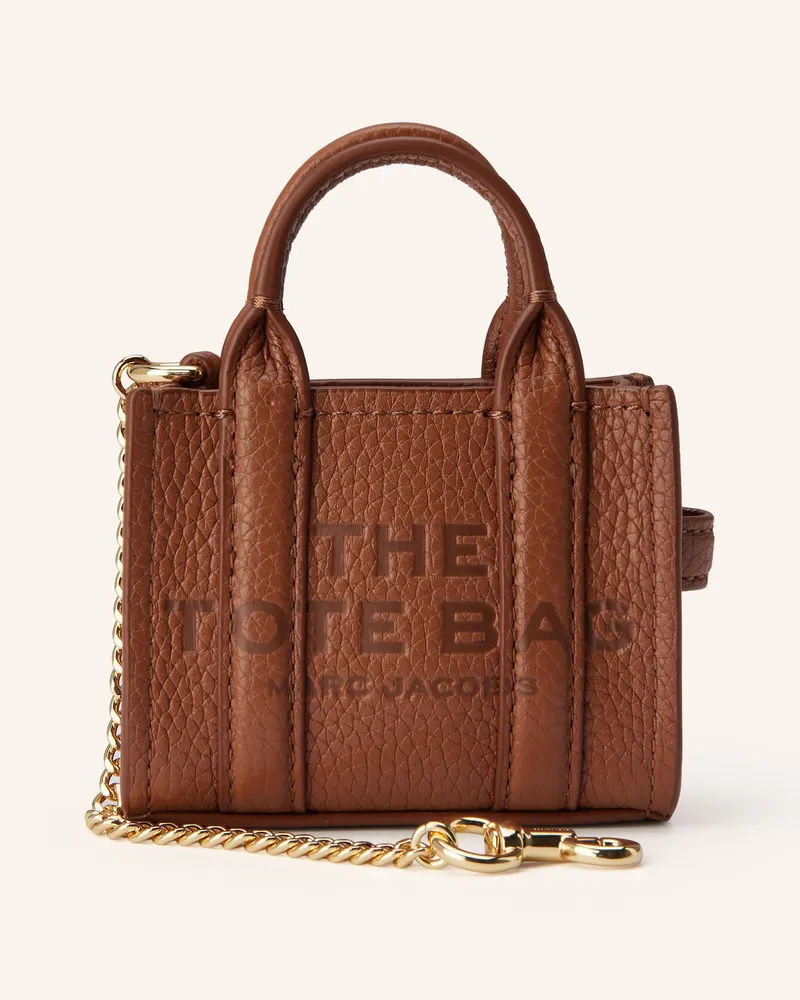 Marc Jacobs Taschenanhänger THE NANO TOTE Braun