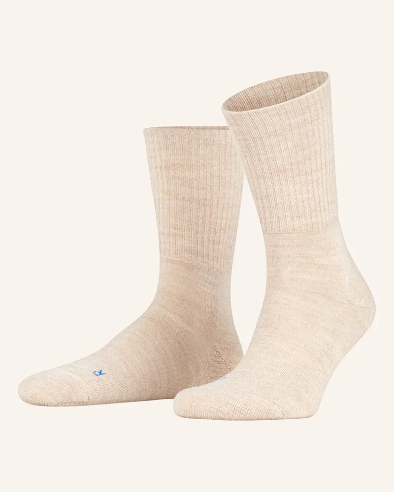 Falke Socken Walkie Light Mit Merinowolle beige 4490