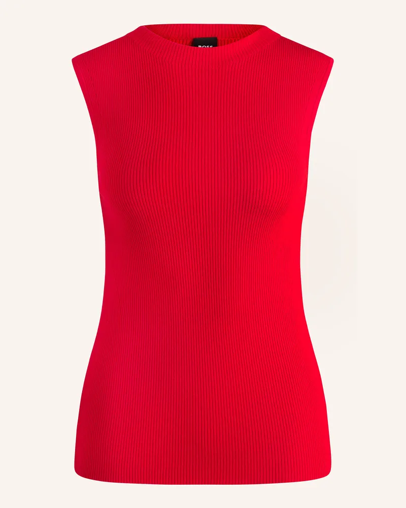 HUGO BOSS Stricktop FESKIES Rot