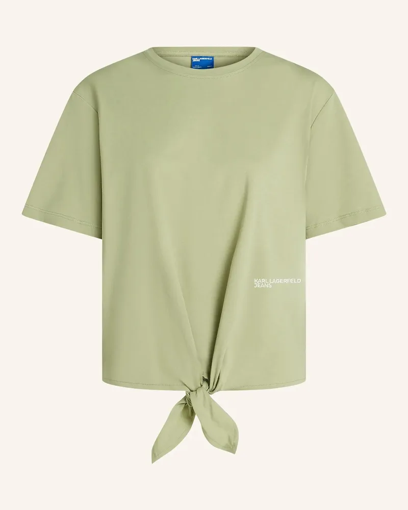Karl Lagerfeld T-Shirt gruen Hellgrün