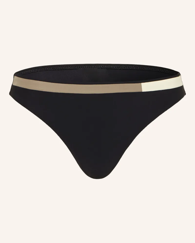 Maryan Mehlhorn Basic-Bikini-Hose Modulé schwarz Schwarz