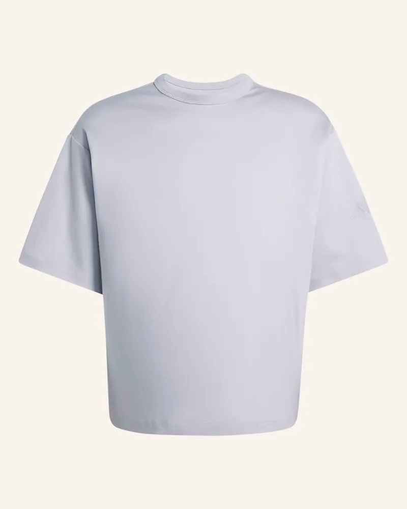 adidas T-Shirt grau Hellblau