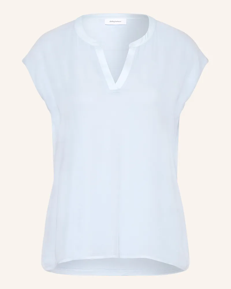 Darling Harbour Blusentop blau Hellblau