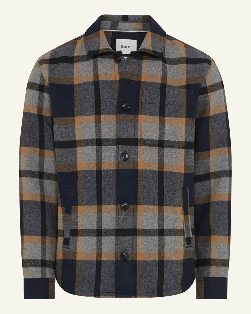 Brax Overshirt STYLE SANTIAGO Blau