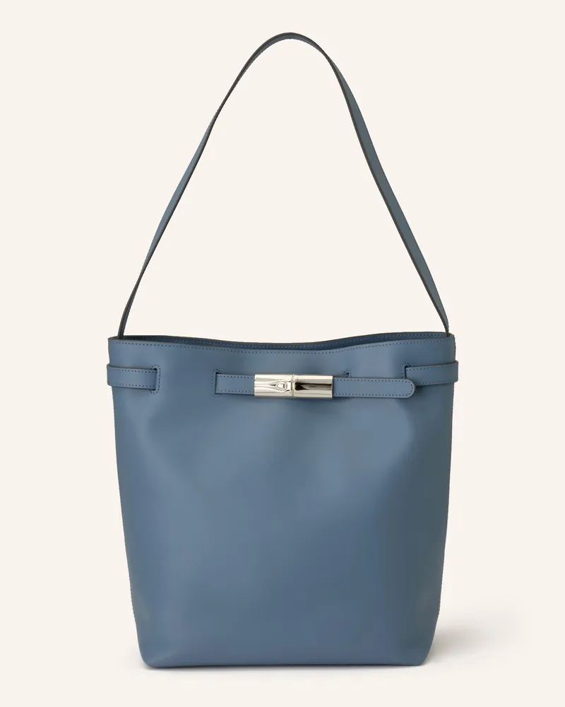 Longchamp Schultertasche blau Hellblau