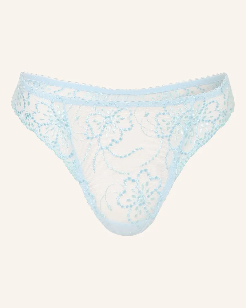 Marie Jo String Jane Mit Schmuckperlen blau Türkis