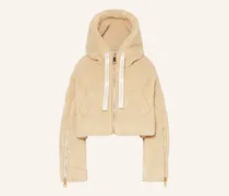 Cropped-Daunenjacke KHRIS aus Teddyfell