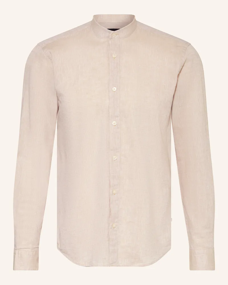 Strellson Hemd CORNEL-W Regular Fit mit Leinen Creme