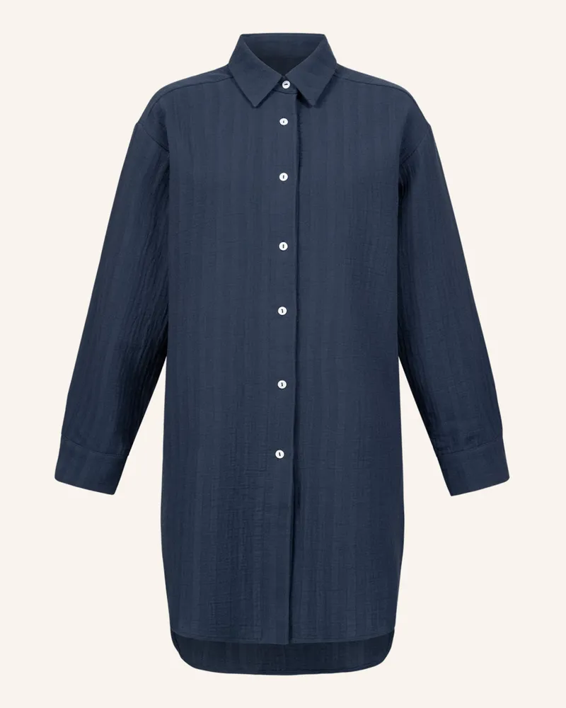 Ehrlich Textil Boyfriend Shirt MALIN Blau