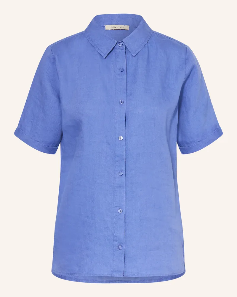 lilienfels Hemdbluse Aus Leinen blau Blau
