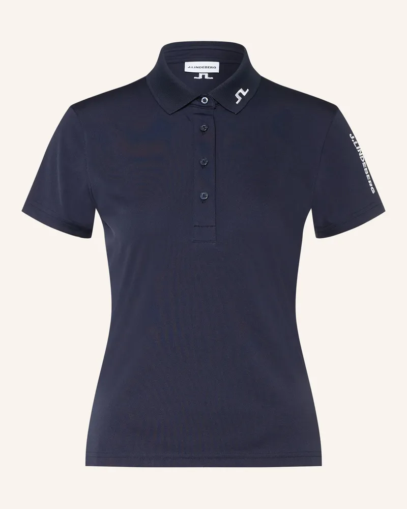 J.Lindeberg Funktions-Poloshirt blau Dunkelblau