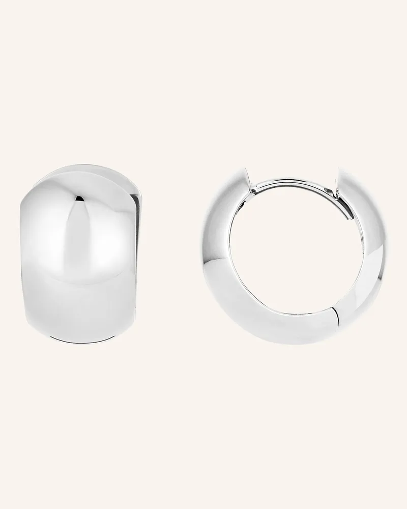 Wempe Fine Jewelry Creolen Basics silber Weissgold