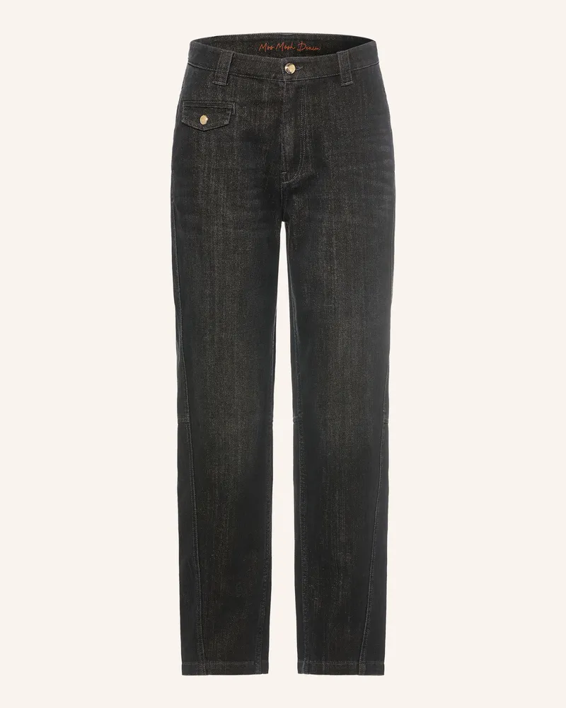 Mos Mosh Boyfriend Jeans Mmaymen Mit Glitzergarn grau 801