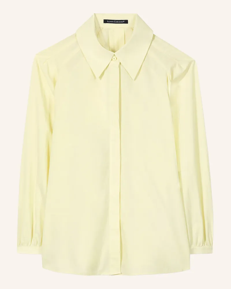 Luisa Cerano Hemdbluse gelb Hellgelb