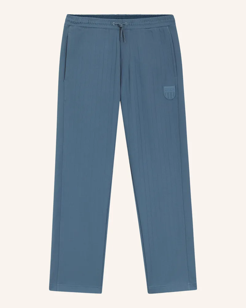 HUGO BOSS Casual Hose DAVROPANT Relaxed Fit Blau