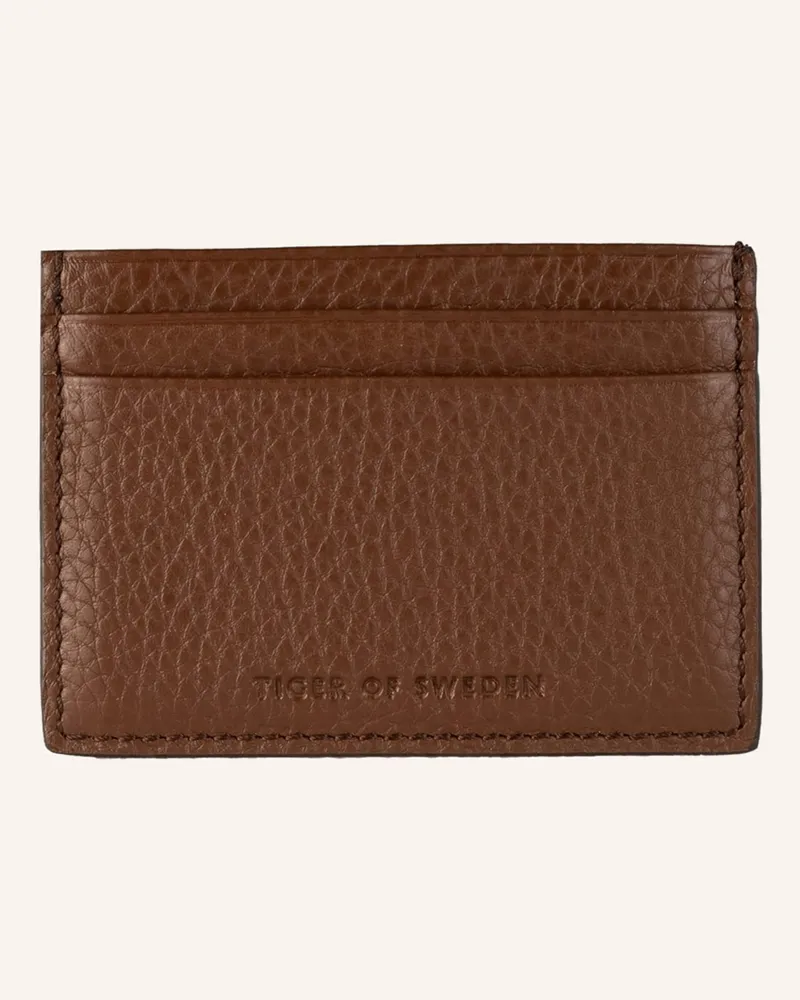 Tiger of Sweden Kartenetui Wake braun Cognac