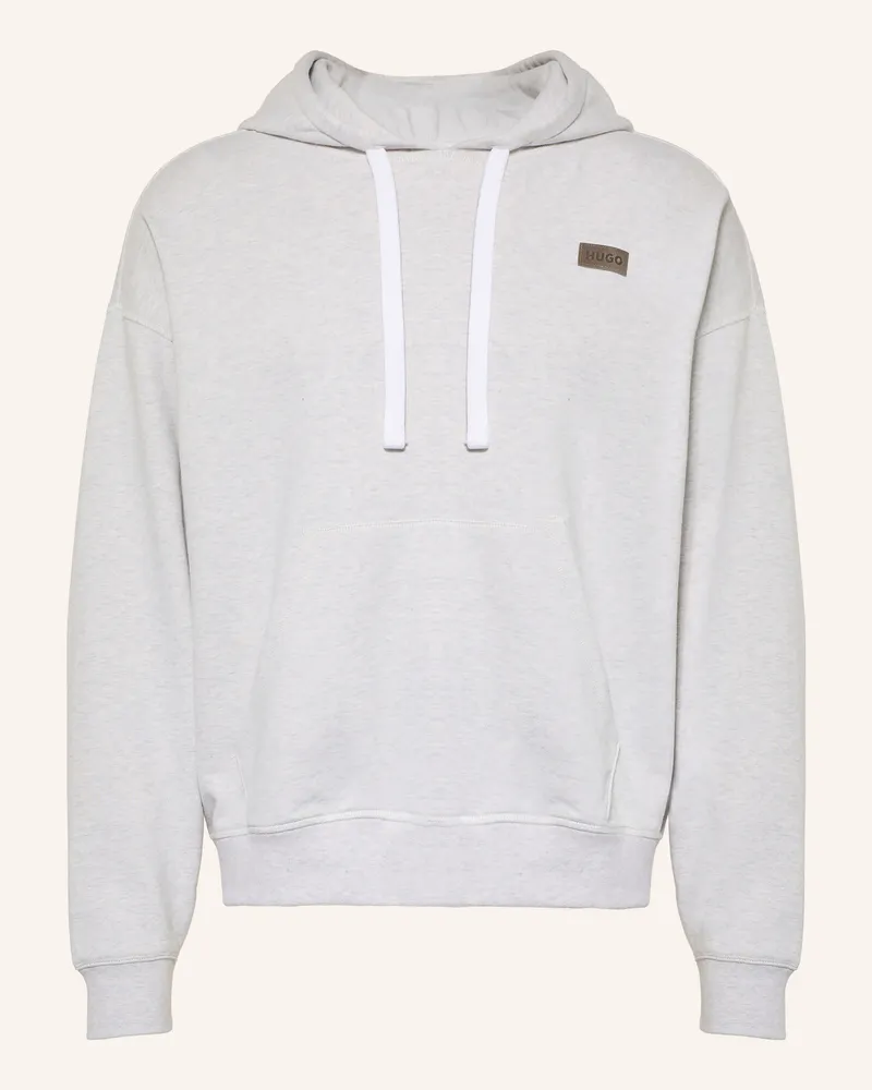 HUGO BOSS Hoodie Nimosod grau Hellgrau