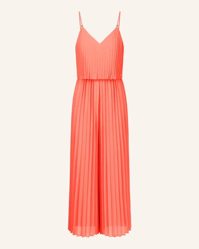 Apart Jumpsuit mit Plissees Hellrot