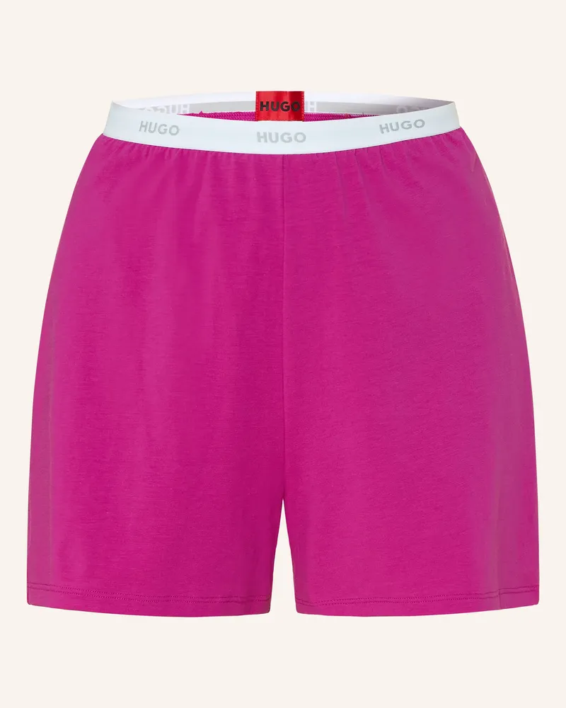 HUGO BOSS Schlafshorts Hugo Id rot Pink
