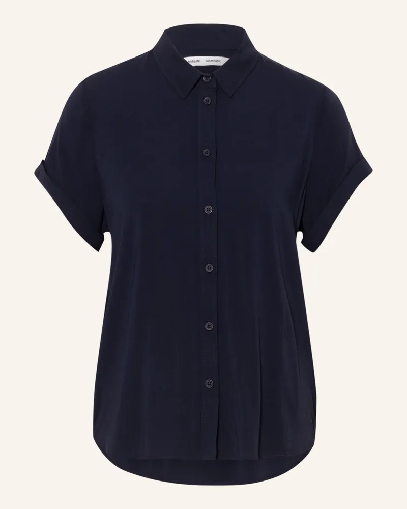 Samsøe & Samsøe Hemdbluse Majan blau Dunkelblau
