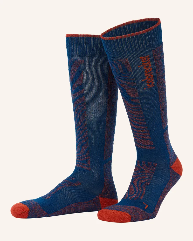 Icebreaker Skisocken SKI + MEDIUM OTC Blau