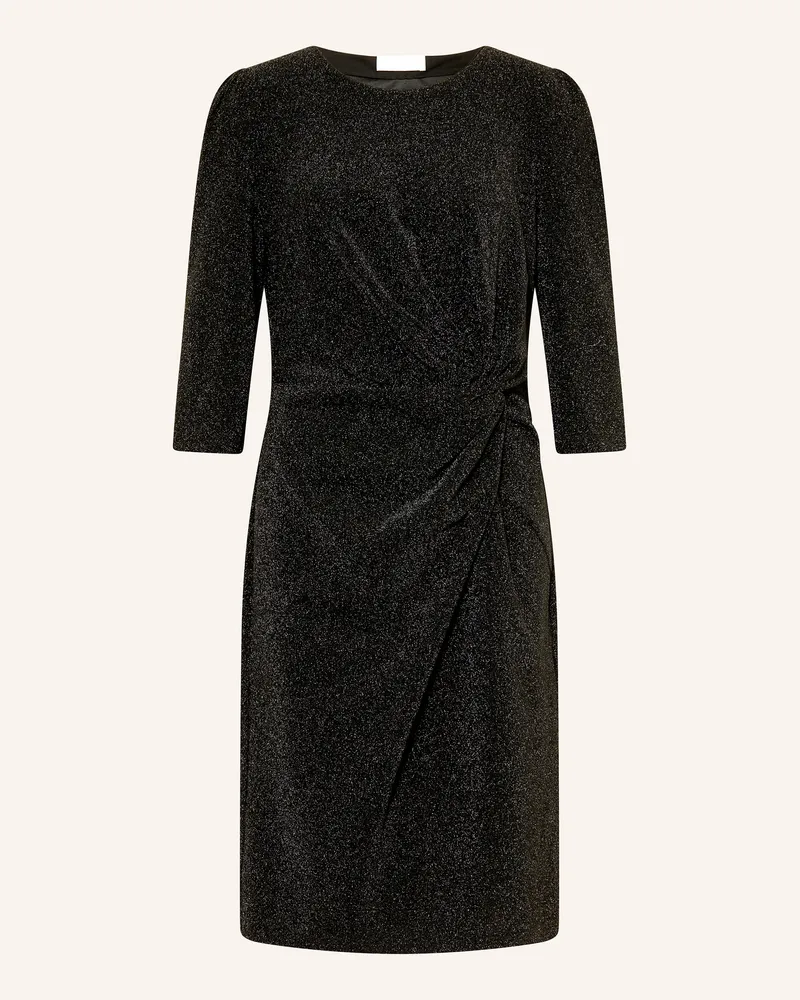 CATNOIR Kleid mit Glitzergarn und 3/4-Arm Schwarz